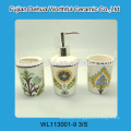 2015 new style ceramic bathroom accessories set,bathroom three-piece suit